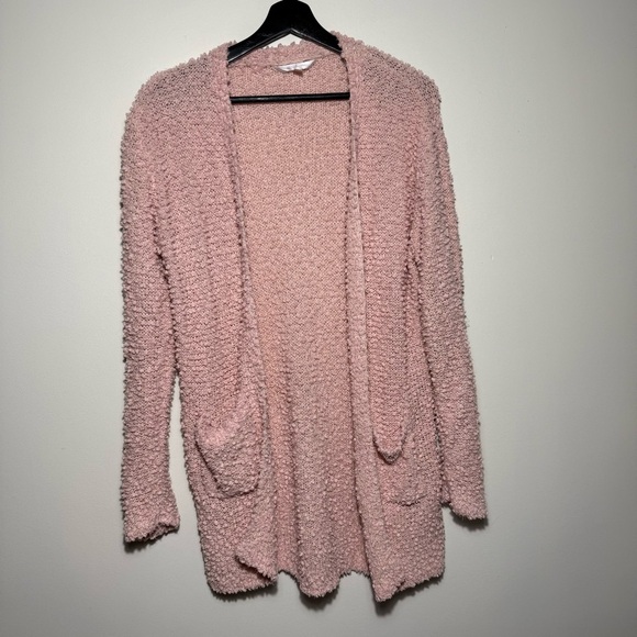 No Boundaries Pink Cardigan Sweater size L - Picture 2 of 8